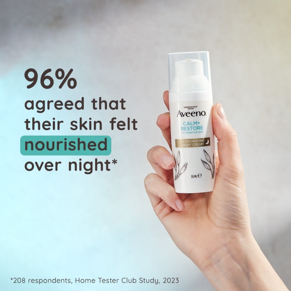 Aveeno Face Calm+ Restore Re-Hydrating Night Cream 50ml