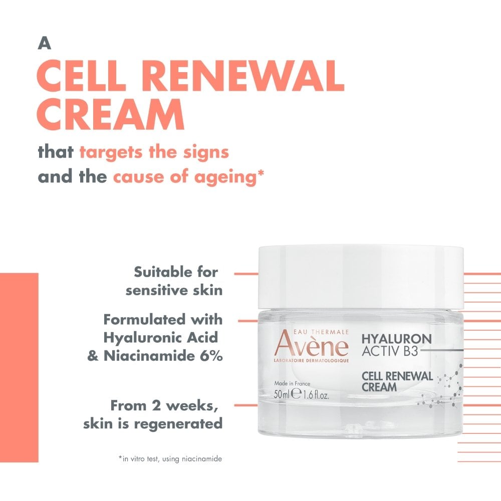 Avene Hyaluron Activ B3 Cellular Renewal Cream 50ml