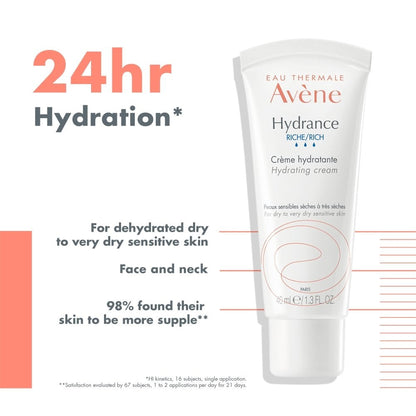 Avene Hydrance Rich Hydrating Cream Moisturiser 40ml