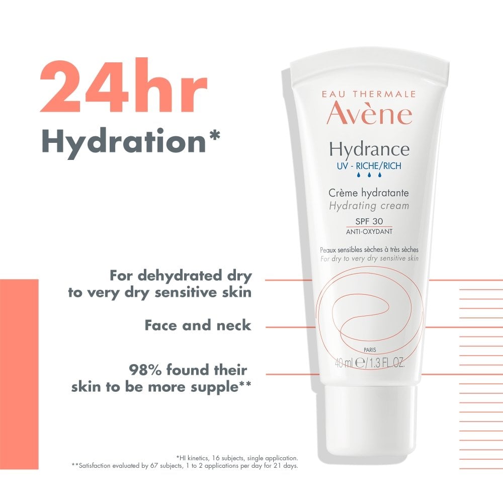 Avene Hydrance Rich-UV Hydrating Cream Moisturiser SPF30 40ml