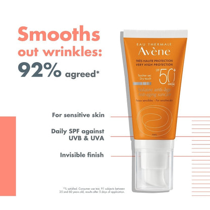 Avene Very High Protection Anti-ageing Sun Cream SPF50+ 50ml 