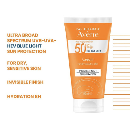 Avene Very High Protection Sun Cream SPF50+ 50ml