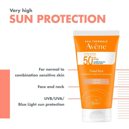 Avene Very High Protection Tinted Fluid SPF50+ 50ml