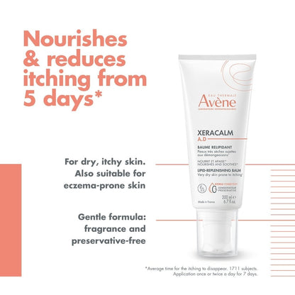 Avene XeraCalm A.D. Lipid-Replenishing Balm Moisturiser 200ml