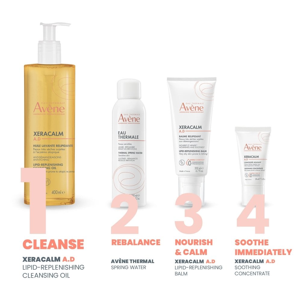 Avene XeraCalm A.D. Lipid-Replenishing Cleansing Oil 400ml