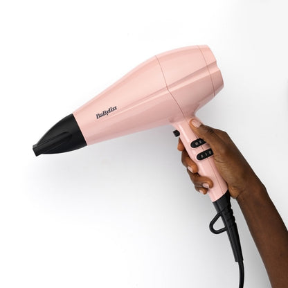 BaByliss 2200 Hair Dryer Rose Blush 5337U
