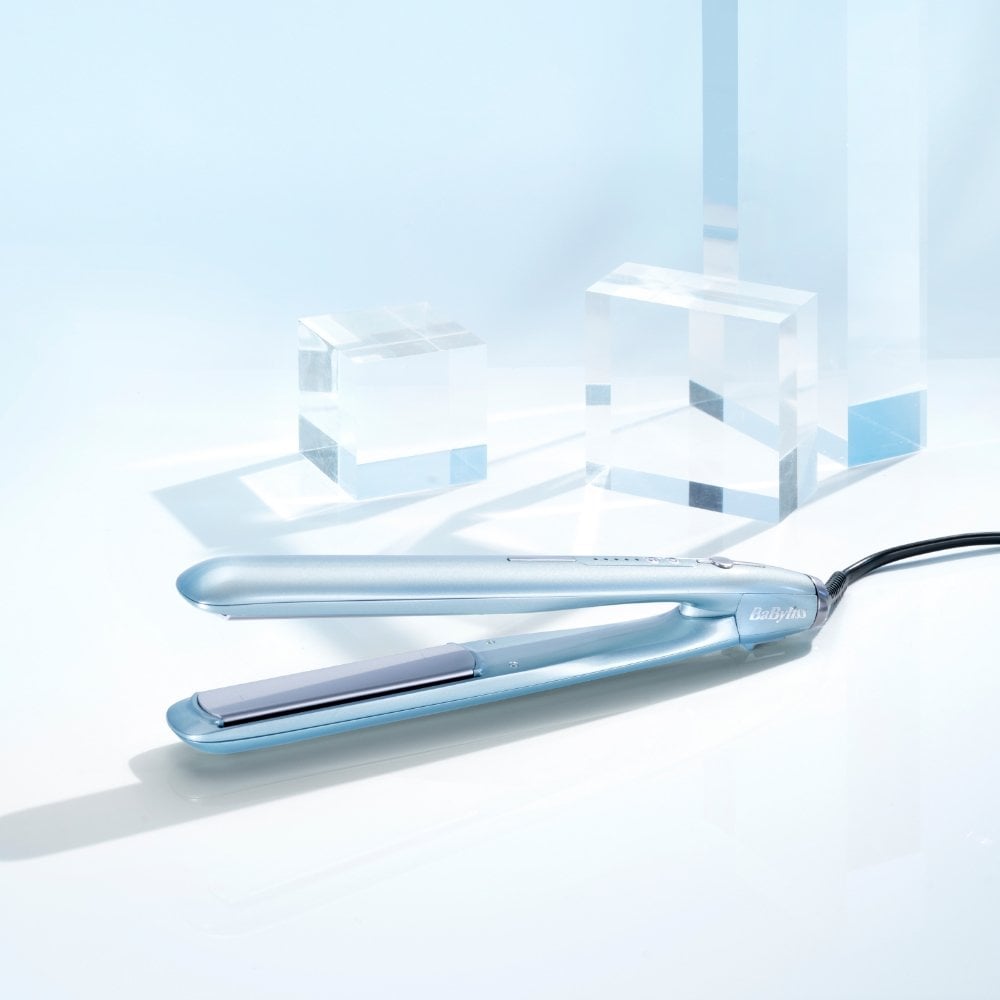 BaByliss Hydro Fusion Anti-Frizz Hair Straightener Ice 2573U