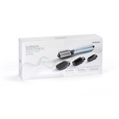 BaByliss Hydro Fusion Smooth & Shape Anti-Frizz 4-In-1 Hair Dryer Brush 2774U