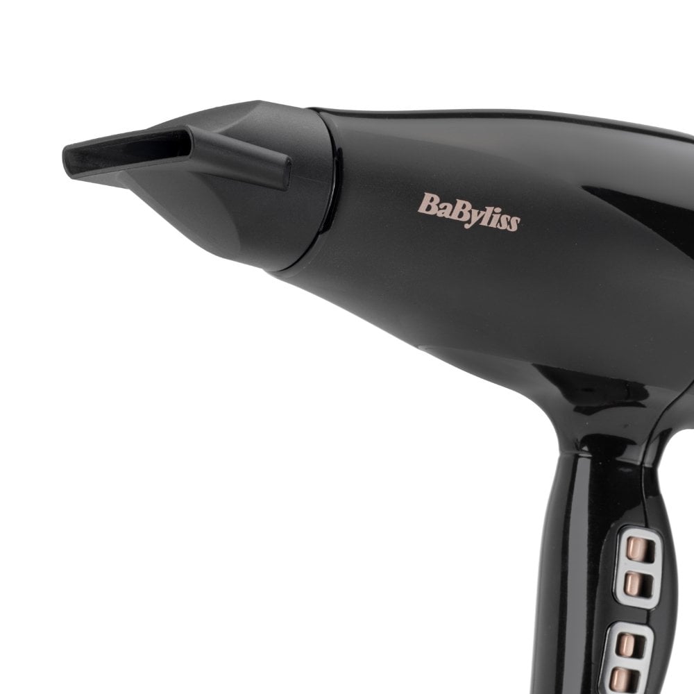 BaByliss Italian 2300 Hair Dryer with Diffuser Black 6716DU