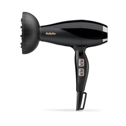 BaByliss Italian 2300 Hair Dryer with Diffuser Black 6716DU