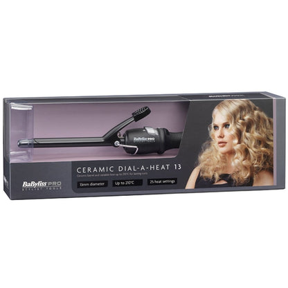 Babyliss Pro Ceramic Dial A Heat Curling Tong 13mm Black