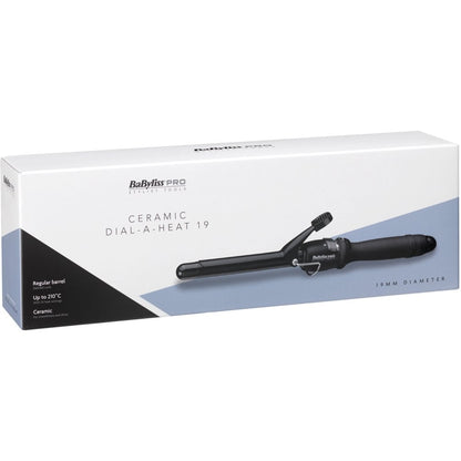 Babyliss Pro Ceramic Dial A Heat Curling Tong 19mm Black