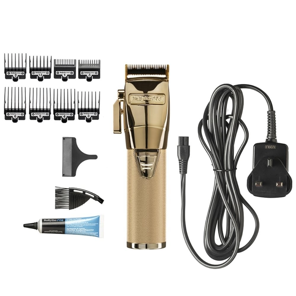 Babyliss Pro Cordless Super Motor Hair Clipper Gold