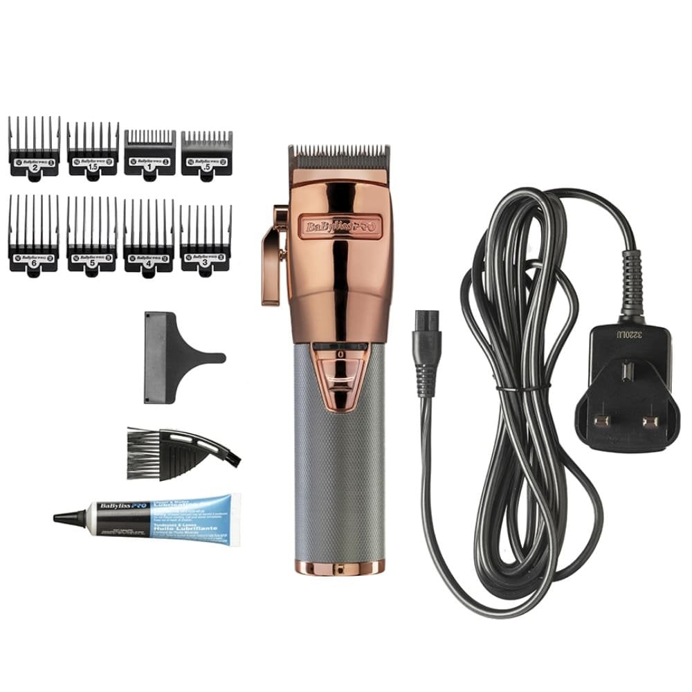 Babyliss Pro Cordless Super Motor Hair Clipper Rose Gold