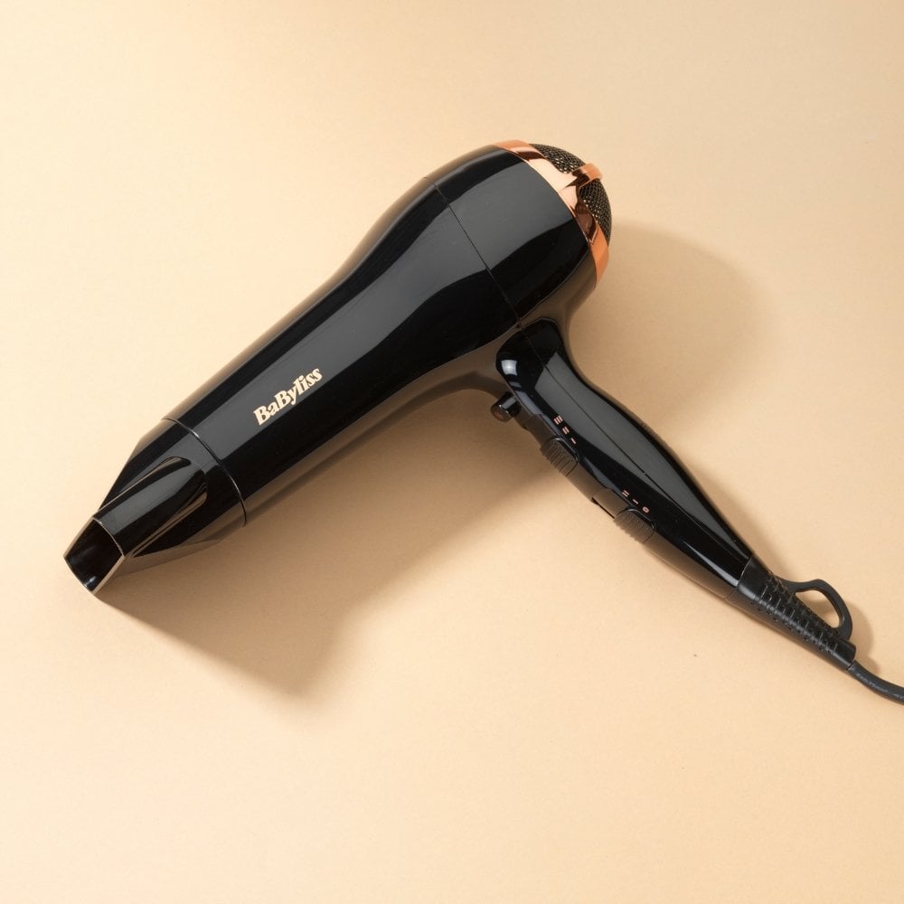 BaByliss Rose Lustre 2400 Hair Dryer Black 5736DU