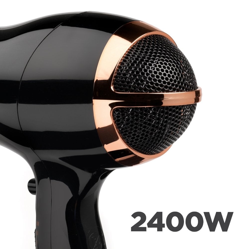 BaByliss Rose Lustre 2400 Hair Dryer Black 5736DU