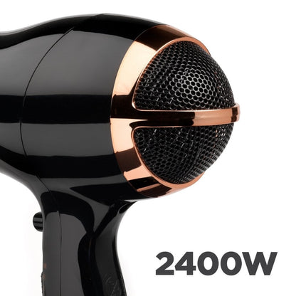 BaByliss Rose Lustre 2400 Hair Dryer Black 5736DU