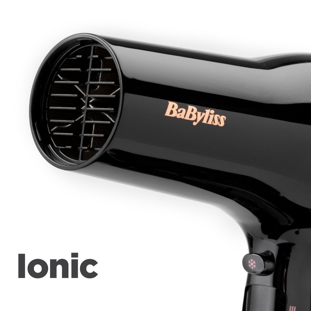 BaByliss Rose Lustre 2400 Hair Dryer Black 5736DU