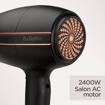 BaByliss Super Power Pro 2400 Hair Dryer Black 5240U
