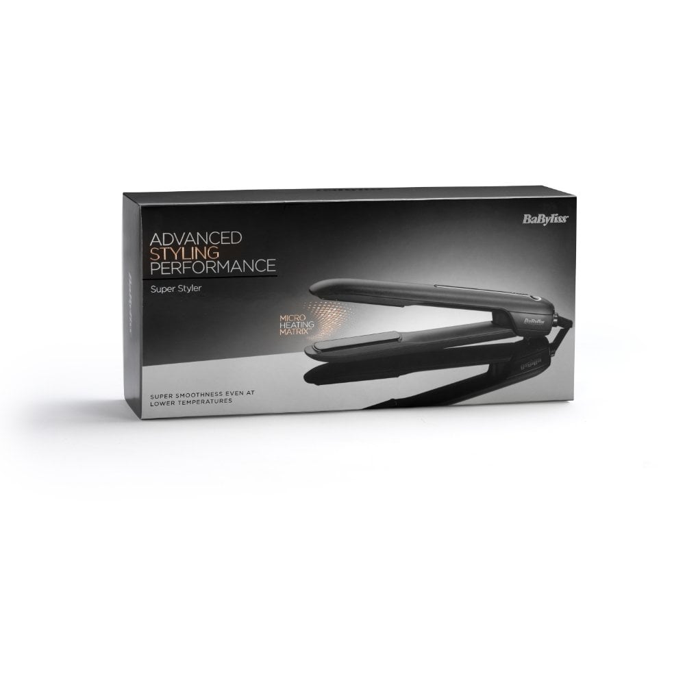 BaByliss Super Styler Hair Straightener Black 2485U