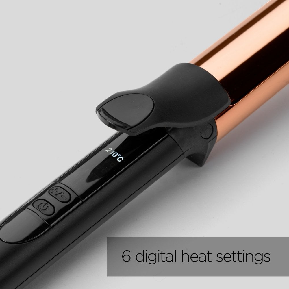 BaByliss Titanium Brilliance Curls Tong 32mm Rose Gold 2357U
