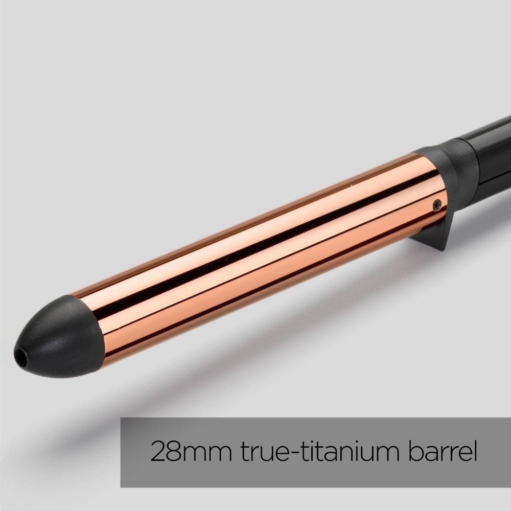 BaByliss Titanium Brilliance Waves Wand 28mm Rose Gold 2356U