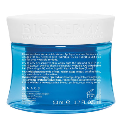 Bioderma Hydrabio Creme Rich Moisturising Cream 50ml