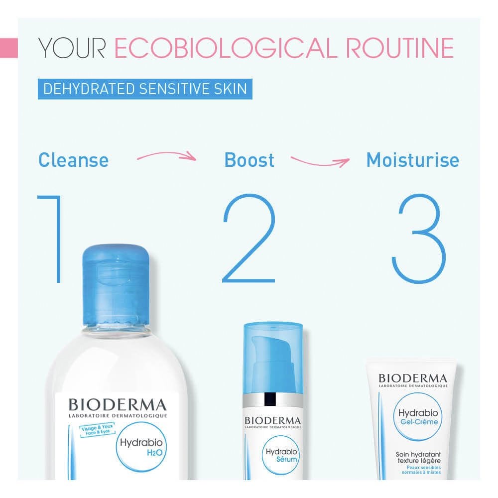 Bioderma Hydrabio H2O Moisturising Micellar Makeup Removing Cleanser 500ml