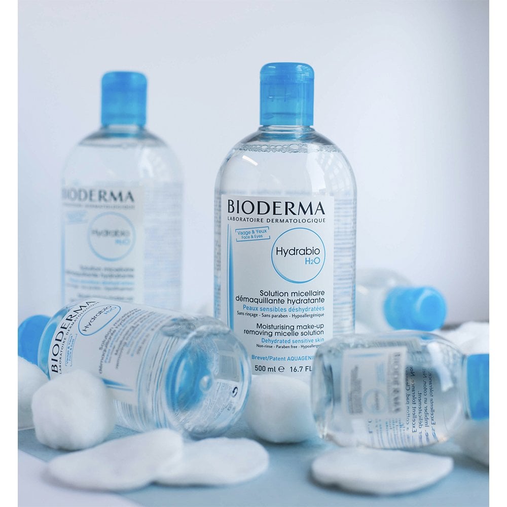 Bioderma Hydrabio H2O Moisturising Micellar Makeup Removing Cleanser 500ml