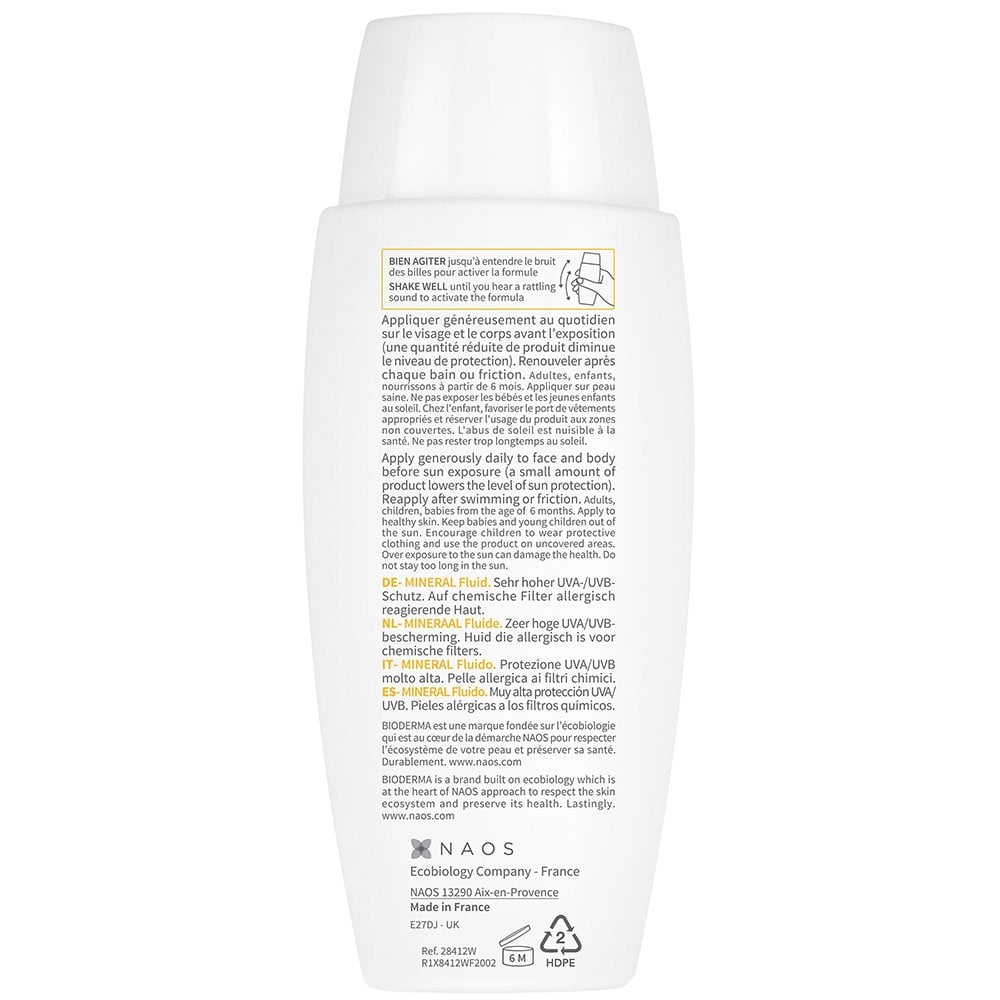 Bioderma Photoderm Max Very High Protection Mineral Fluid SPF50+ 75g