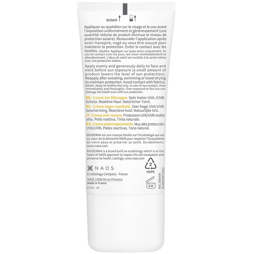 Bioderma Photoderm Very High Protection Anti-Redness Naturally Tinted Cream SPF50+ 30ml