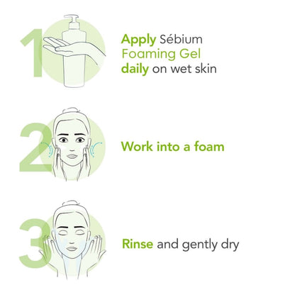 Bioderma Sebium Purifying Cleansing Foaming Gel 200ml