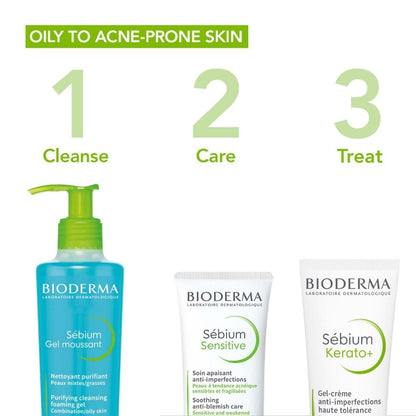 Bioderma Sebium Purifying Cleansing Foaming Gel 200ml