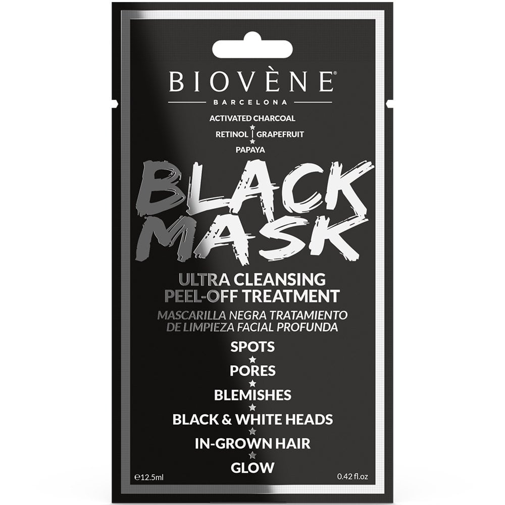 Biovene Black Mask Ultra Cleansing Peel Off Treatment 12.5ml