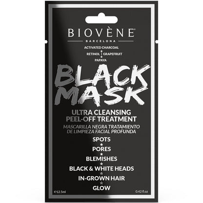 Biovene Black Mask Ultra Cleansing Peel Off Treatment 12.5ml