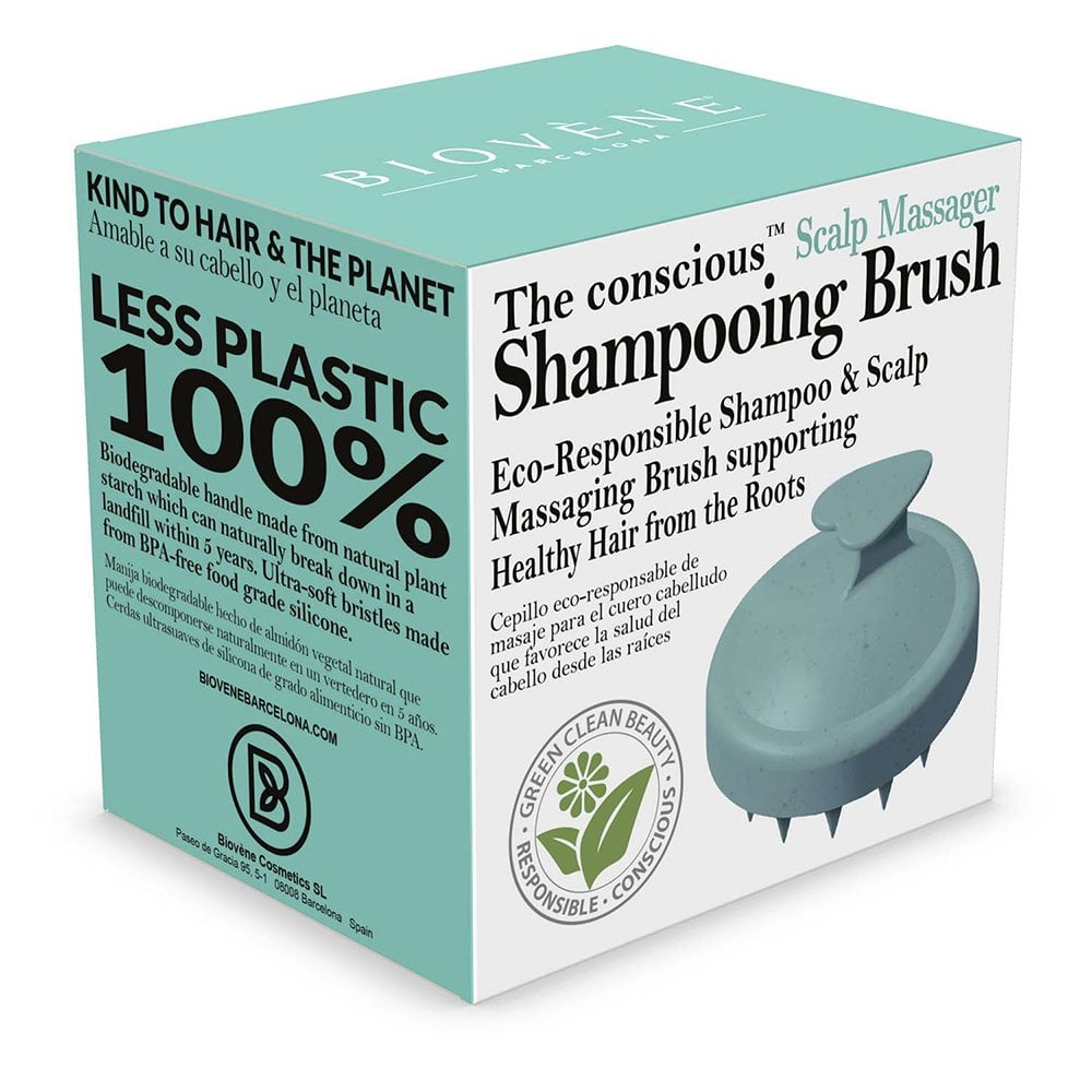 Biovene Essential Scalp Shampoo Brush Mint Green
