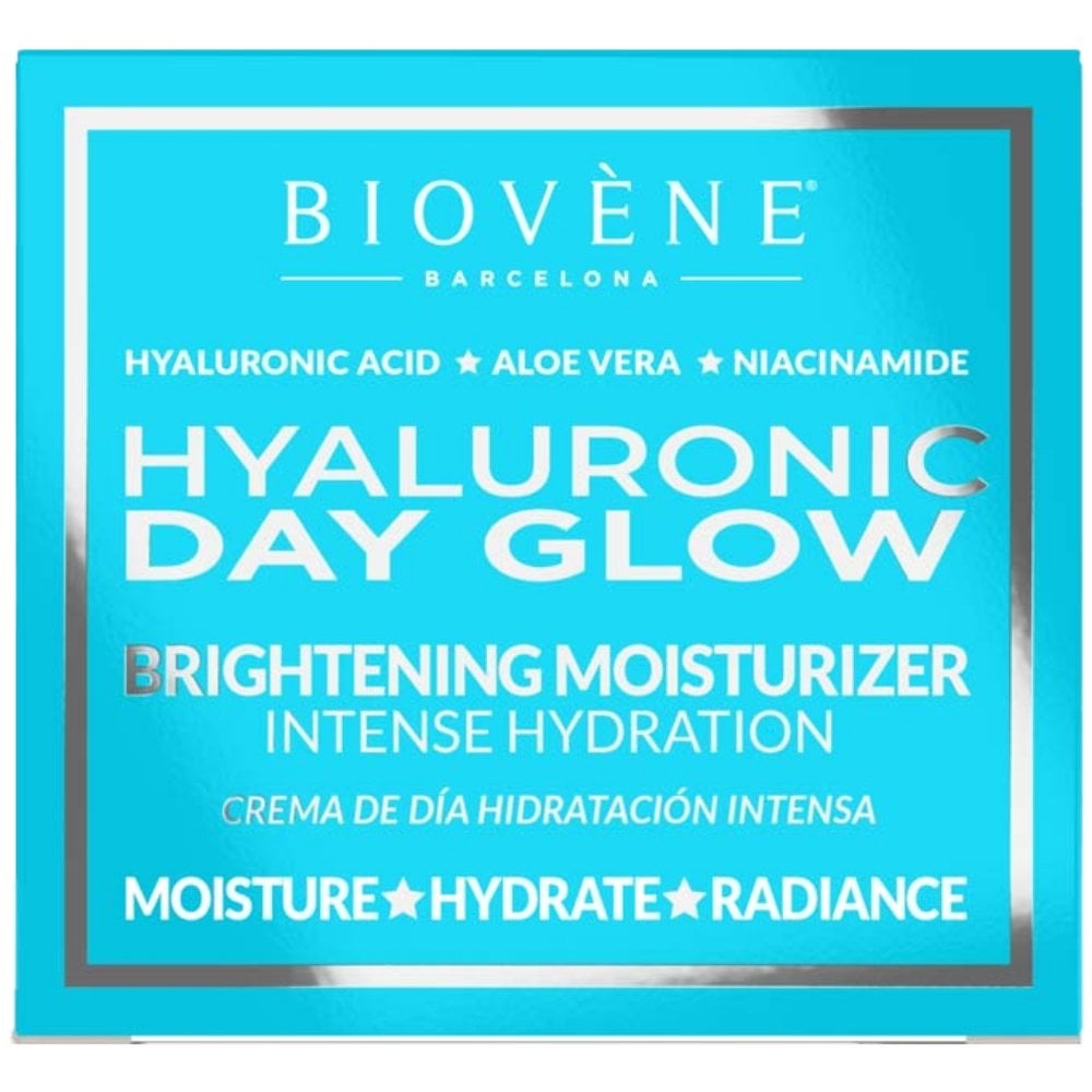 Biovene Hyaluronic Day Glow Hydration Brightening Moisturiser 50ml