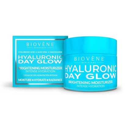 Biovene Hyaluronic Day Glow Hydration Brightening Moisturiser 50ml