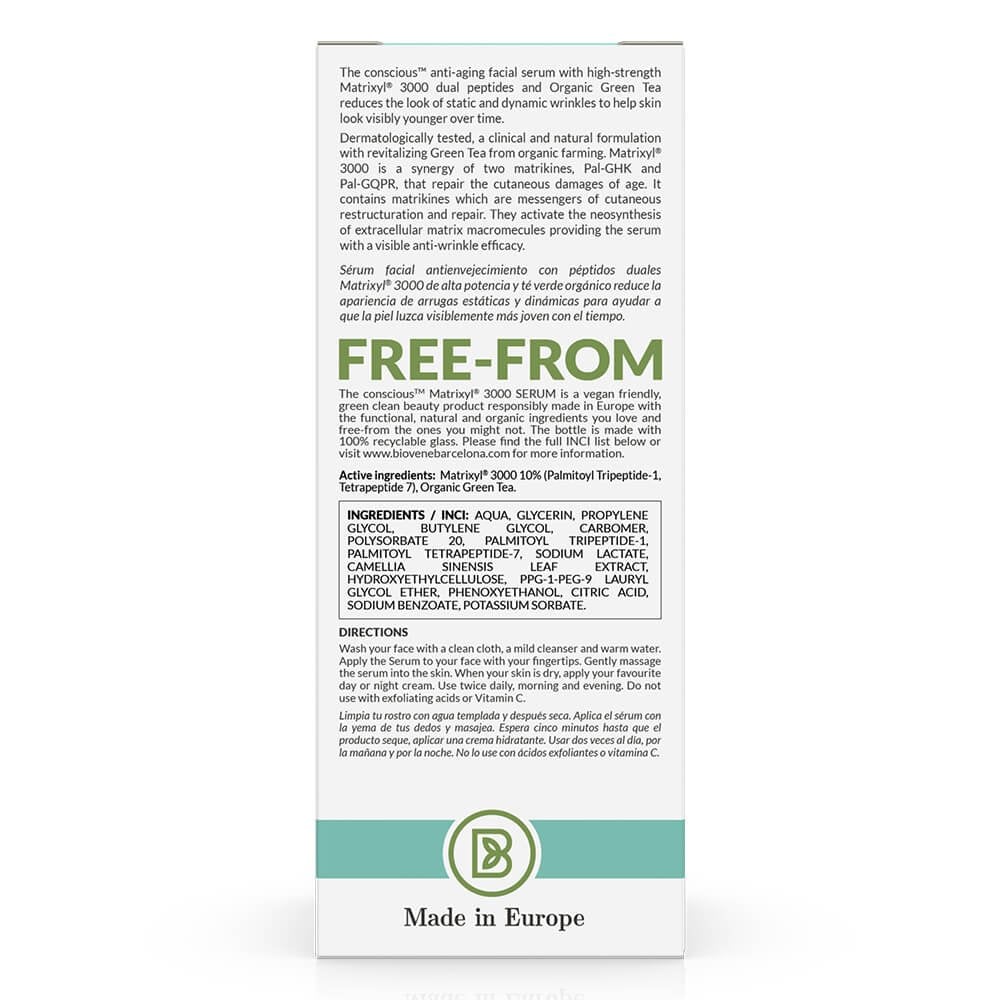 Biovene The Conscious No. 3 Matrixyl Age-Reversal Lifting Wrinkle Filler Serum 30ml