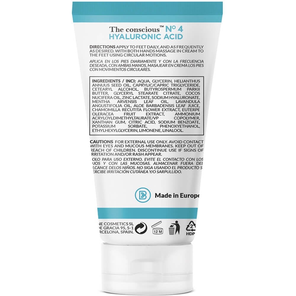 Biovene The Conscious No. 4 Hyaluronic Acid Immediate Relief Foot Cream 50ml