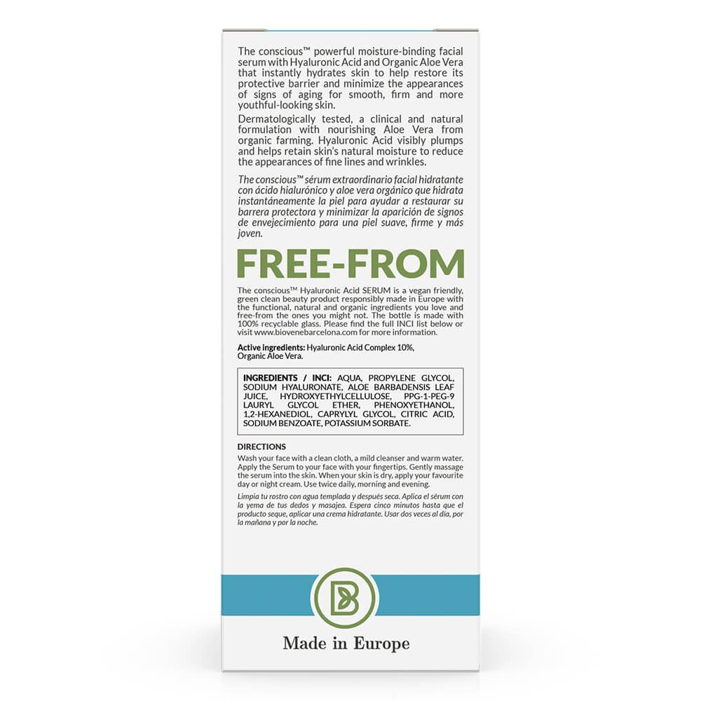 Biovene The Conscious No. 4 Hyaluronic Acid Skin Plumping Super Serum 30ml
