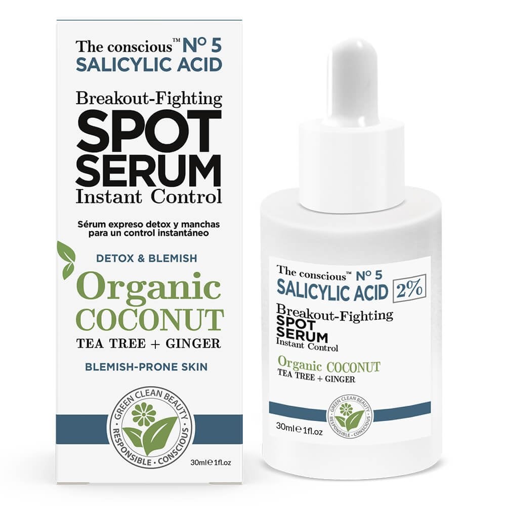 Biovene The Conscious No. 5 Salicylic Acid Breakout-Fighting Instant Control Spot Seum 30ml