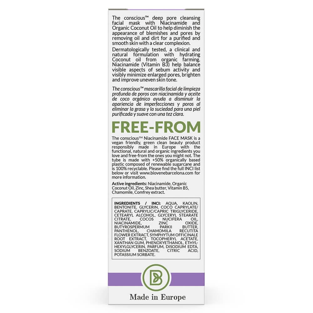 Biovene The Conscious No. 6 Niacinamide Blemish-Rescue Deep Cleansing Face Mask 50ml