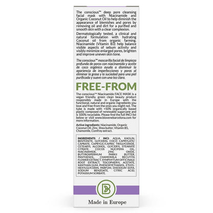 Biovene The Conscious No. 6 Niacinamide Blemish-Rescue Deep Cleansing Face Mask 50ml