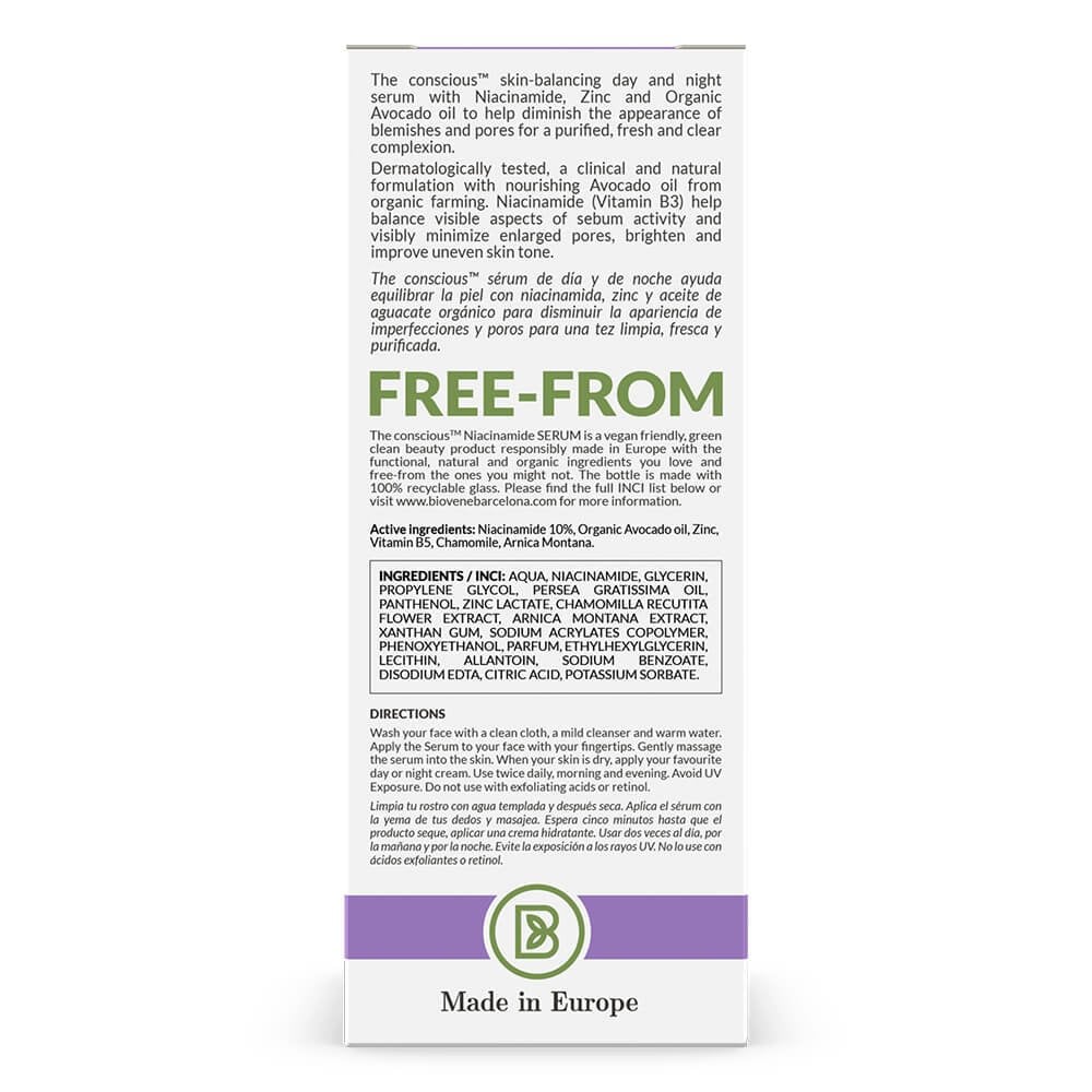 Biovene The Conscious No. 6 Niacinamide Pore-Solution Skin Balance Serum 30ml