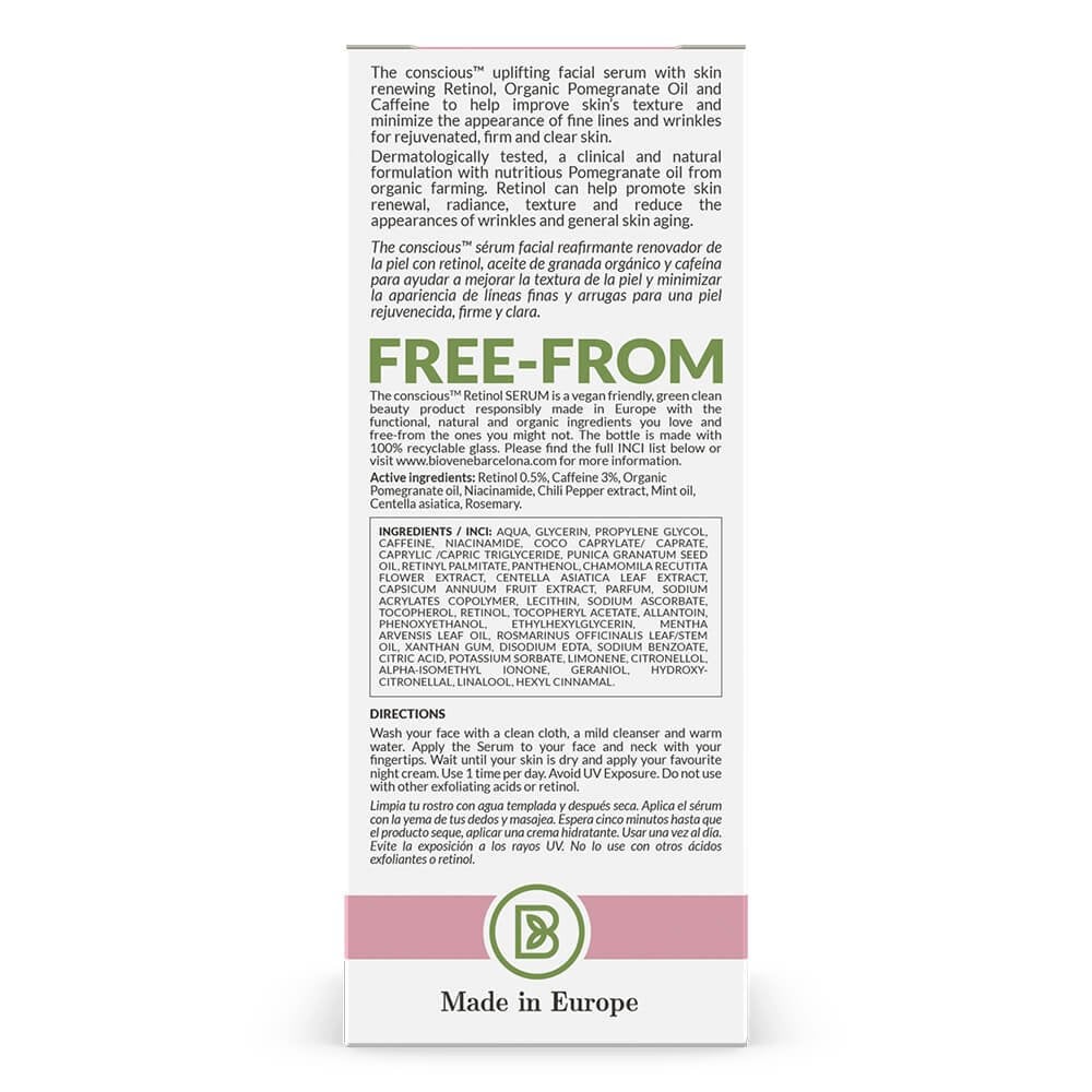 Biovene The Conscious No. 7 Retinol Anti-Wrinkle Firming Treatment Night Serum 30ml