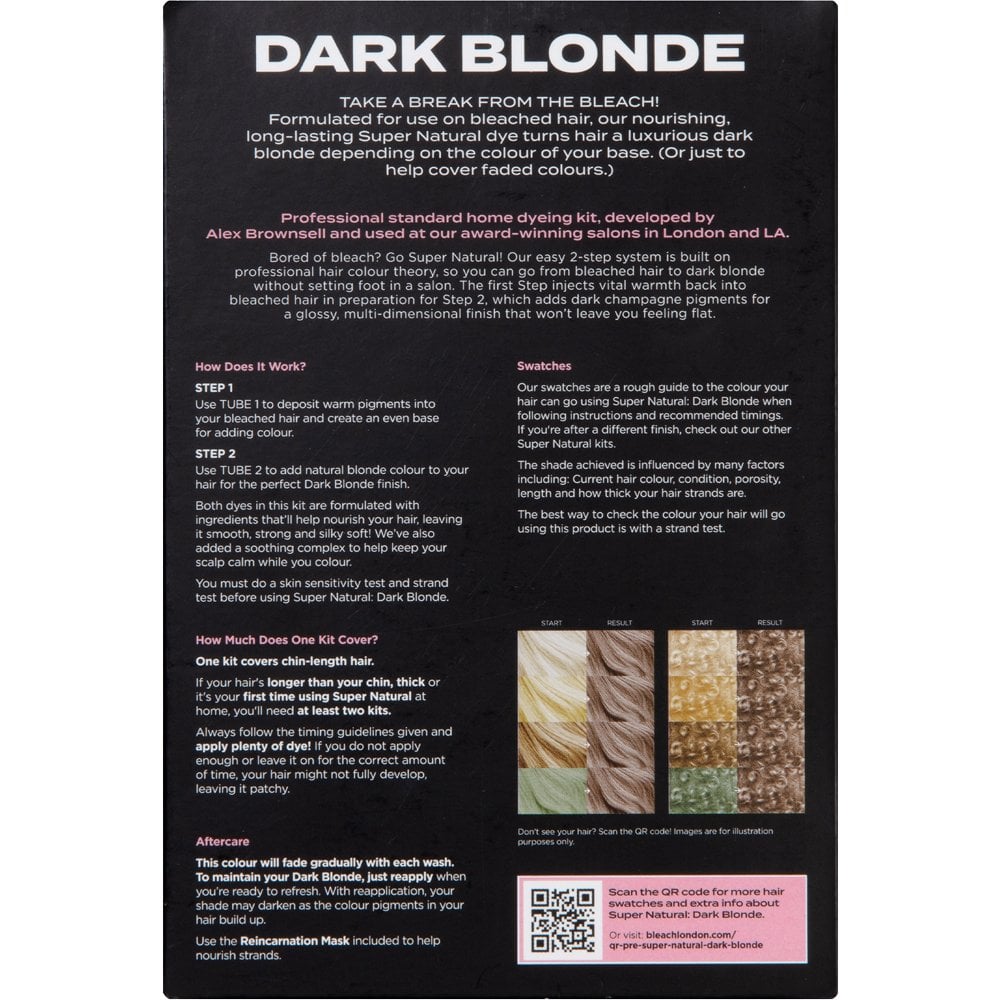 Bleach London Dark Blonde Super Natural Kit