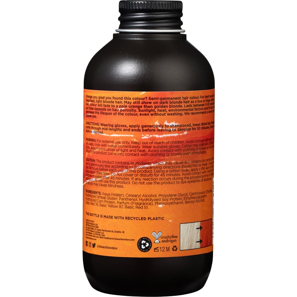 Bleach London Super Cool Colour Curious Orange 150ml