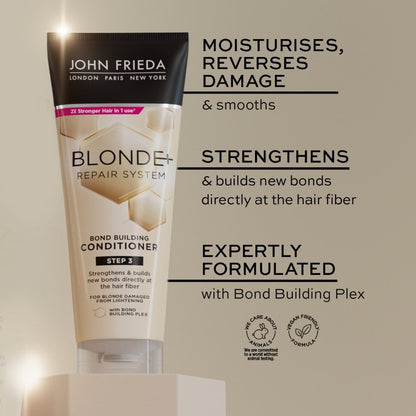 John Frieda Blonde+ Repair System Bond Building Conditioner 250ml