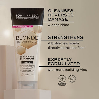 John Frieda Blonde+ Repair System Bond Building Shampoo 250ml